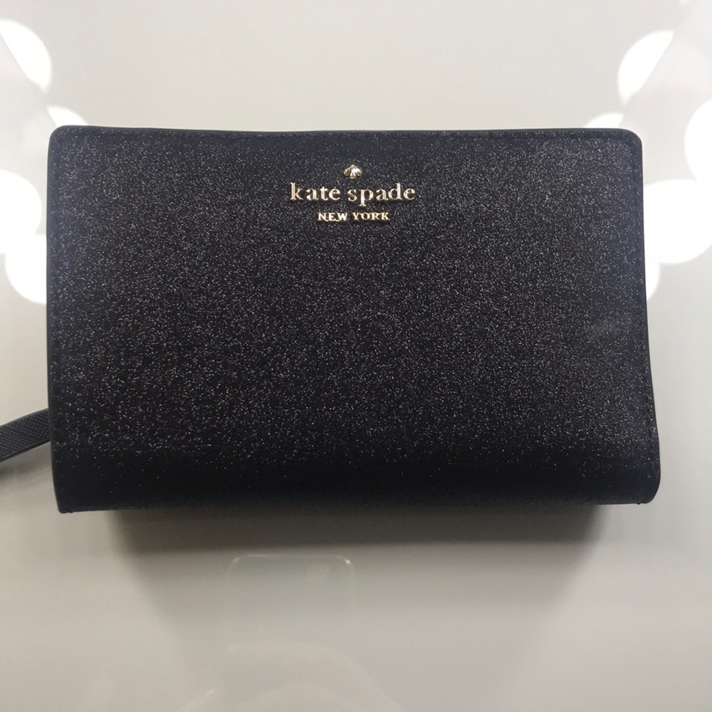Black sparkle brand new condition Kate Spade